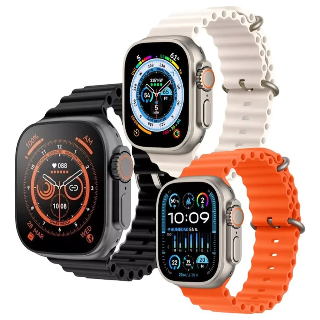 Reloj Inteligente T900 Doble Pulso.