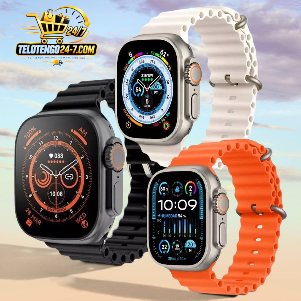 Reloj Inteligente T900 Doble Pulso.